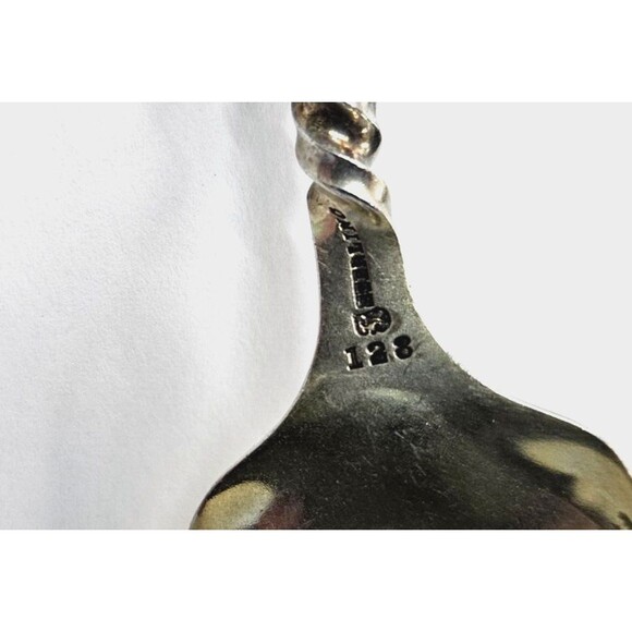 Towle Sterling Silver Twist #128 Jelly Cake Server - Monogrammed- Dated 1890 - Picture 6 of 6